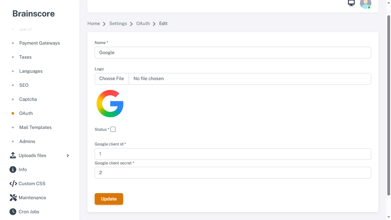Google OAuth