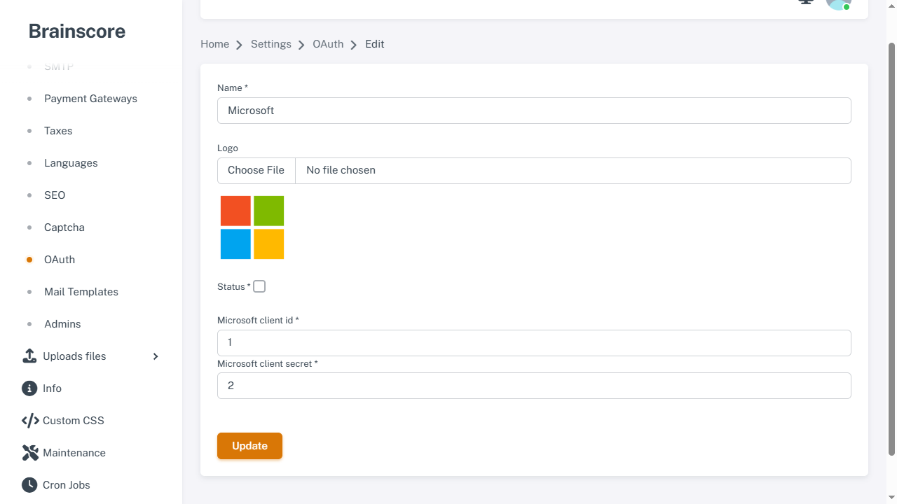 Microsoft OAuth